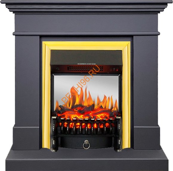 Электрокамин Royal Flame California с очагом Majestic FX M Brass