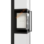 Печь-камин Kratki TORA/M белый, с доводчиком