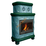 Печь-камин КимрПечь Медальон центральный двухъярусный Волна