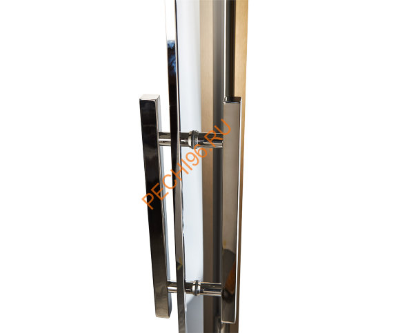 Дверь стеклянная Grandis GS 9х21-G-Н-BR коробка алюминий Brasch