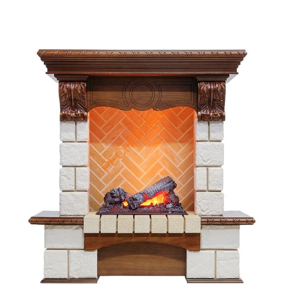 Электрокамин Dimplex Pierre Luxe с очагом Cassette 400 NH дуб