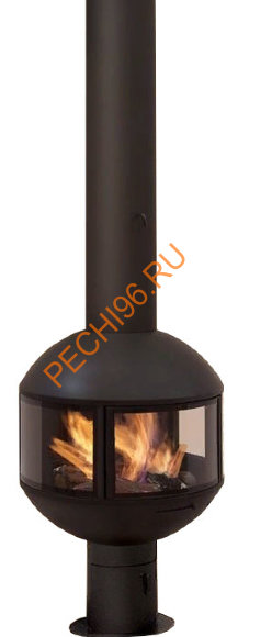 Камин Focus Edofocus 631 труба в потолке на основании