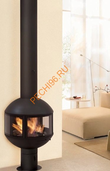 Камин Focus Edofocus 631 труба в потолке на основании