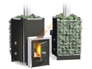 Печь банная Ермак 12 с сеткой