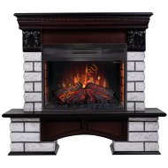 Электрокамин RealFlame Country Lux Rock 25,5 AO с очагом Firefield 25 S IR