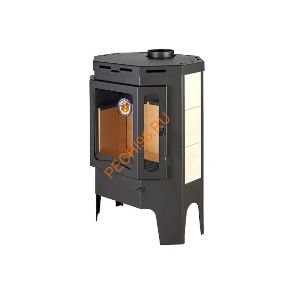 Печь-камин EcoKamin БАВАРИЯ ПРИЗМАТИК пристенно угловой