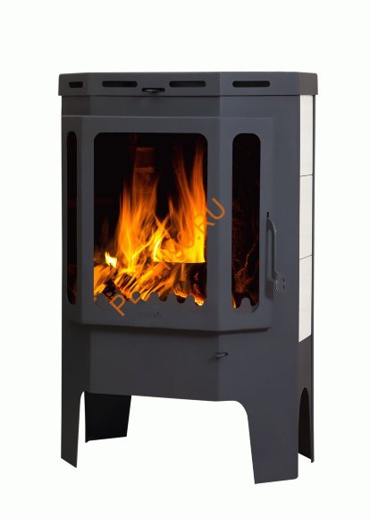 Печь-камин EcoKamin БАВАРИЯ ПРИЗМАТИК пристенно угловой