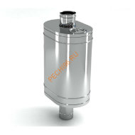 Бак на трубе УМК D115 мм, нержавейка АISI 439, 50 л