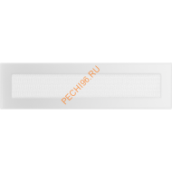 Вентиляционная решетка Kratki 42B 110х420 мм белая