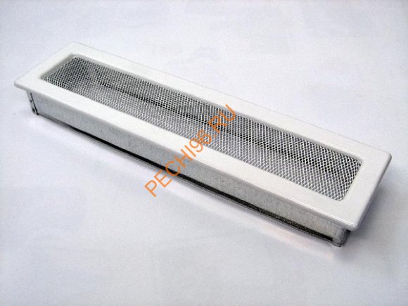 Вентиляционная решетка Kratki 42B 110х420 мм белая