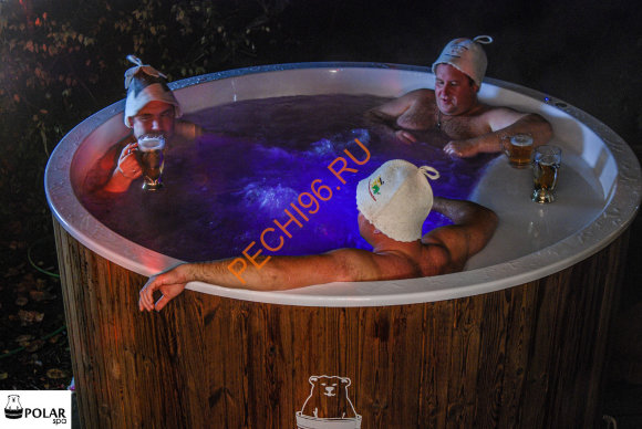 Купель композитная Polarspa STANDART 98 термососна светлая