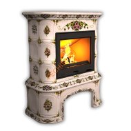 Печь-камин КимрПечь Прованс центральный Лето с дровником