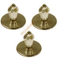 Набор хрустальных насадок Cariitti CR12 Kit 3 золото