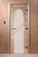 Дверь стеклянная DoorWood «Восточная арка сатин», 1700х700 мм