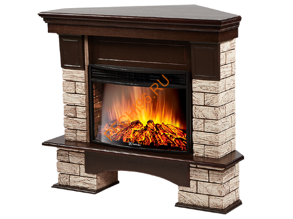 Электрокамин Electrolux Sphere Plus EFP/P-2720RLS с порталом Firelight Forte Wood 25U угловой, камень коричневый Электрокамин Electrolux Sphere Plus EFP/P-2720RLS с порталом Firelight Forte Wood 25U угловой, камень коричневый