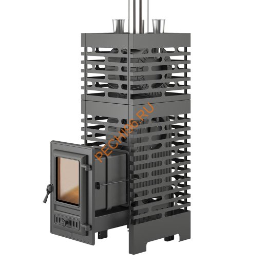 Печь банная Aston Шторм 26 Турбопар Long, чугун &mdash; 