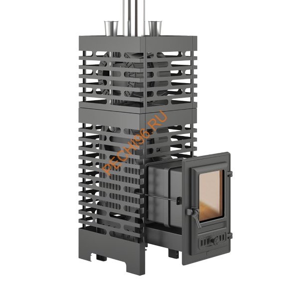 Печь банная Aston Шторм 26 Турбопар Long, чугун