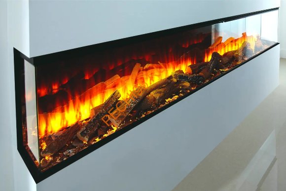 Электрокамин British Fires New Forest 2400 with Signature logs 2400 мм