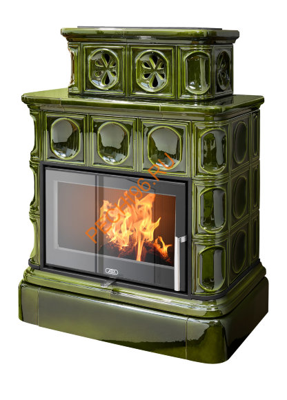Печь-камин ABX Karelie NI кафельный цоколь вставка стальная