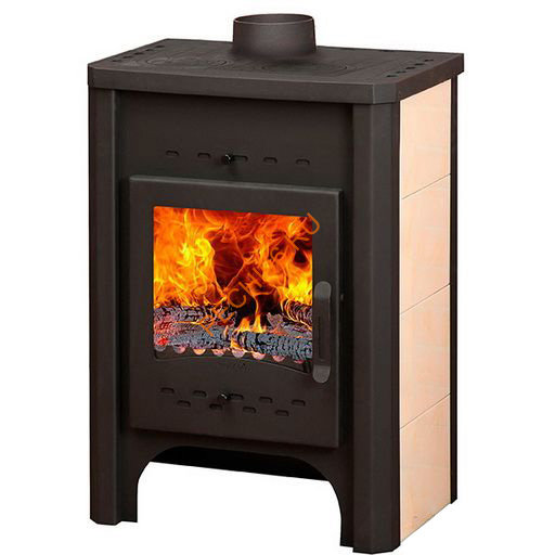 Печь-камин EcoKamin БАВАРИЯ с плитой и теплообменником Печь-камин EcoKamin БАВАРИЯ с плитой и теплообменником