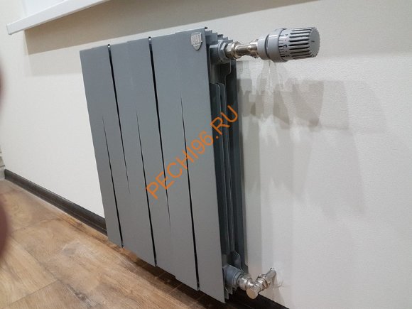 Радиатор биметаллический Royal Thermo PianoForte 500 Silver Satin 4с