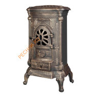 Печь-камин KAW-MET P9 patyna