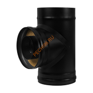 Сэндвич-тройник 90 гр Везувий BLACK (AISI 430/0,8мм) d 120/200 мм