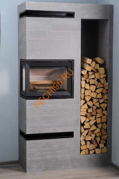 Люфт Kratki NS/90/G угловой графит 560x560 мм