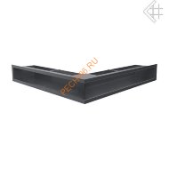 Люфт Kratki NS/90/G угловой графит 560x560 мм