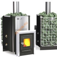 Печь банная Ермак-Элит 12-С с сеткой