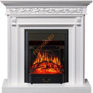 Электрокамин Royal Flame Valletta белый с очагом Majestic FX