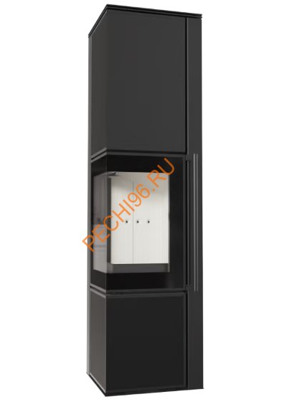 Печь-камин Kratki TORA/L Nero Assoluto