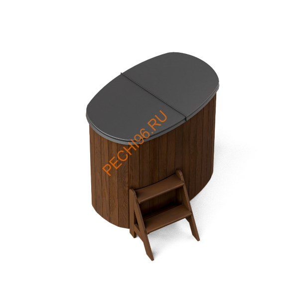 Купель композитная Polarspa STANDART 79 термососна темная