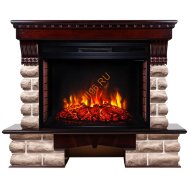 Электрокамин RealFlame Kansas 33 AO с очагом Firespace 33 SIR