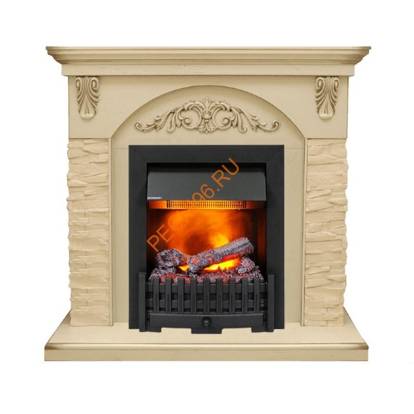 Электрокамин Dimplex Bern с очагом Danville Black FB2 алебастр