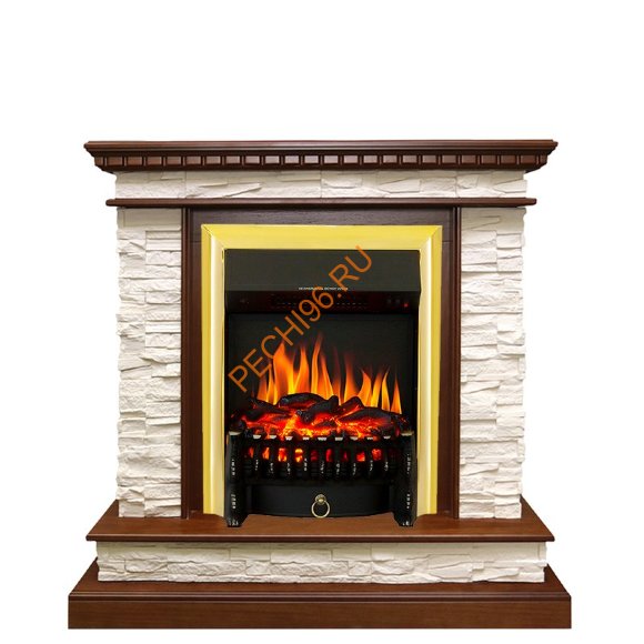 Электрокамин Royal Flame Calgary дуб/сланец белый с очагом Fobos FX