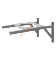 Кронштейн опорный Везувий D180/200мм, серый