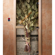 Дверь стеклянная DoorWood с фотопечатью «Искусство парения»