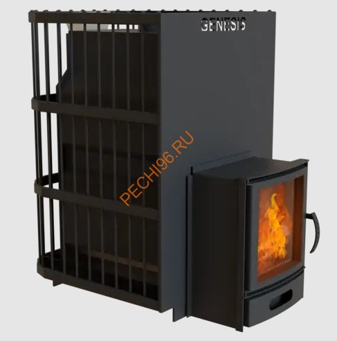 Печь-камин банная Термосфера GN 400 МС, AISI 430 Печь-камин банная Термосфера GN 400 МС, AISI 430