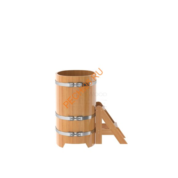 Купель для бани BentWood овальная из лиственницы Премиум, 0,59х1,06 м