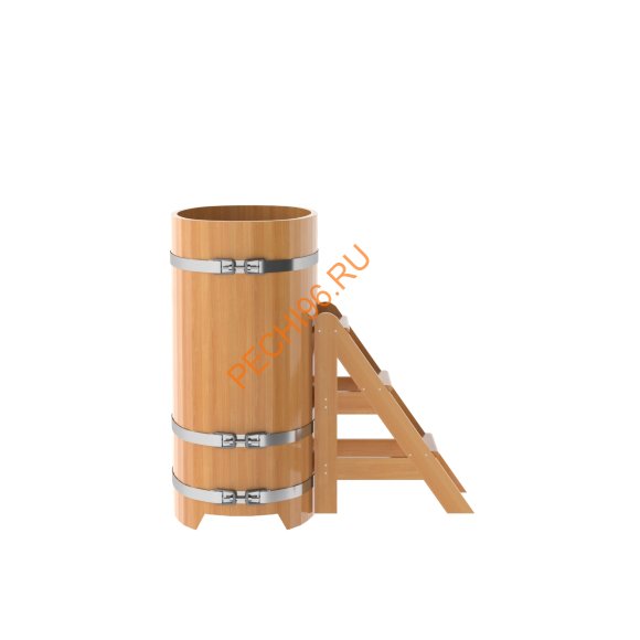 Купель для бани BentWood овальная из лиственницы Премиум, 0,59х1,06 м