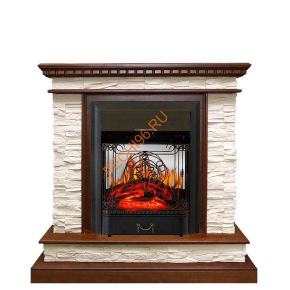 Электрокамин Royal Flame Calgary дуб/сланец белый с очагом Majestic FX M