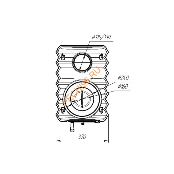 Печь отопительно-варочная ПроМеталл Тайга PRO