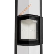 Печь-камин Kratki TORA/L белый, с доводчиком