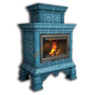 Печь-камин КимрПечь Кострома центральный двухъярусный Волна