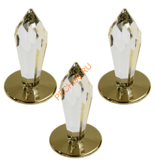 Набор хрустальных насадок Cariitti CR31 Kit 3 золото