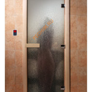 Дверь стеклянная DoorWood с фотопечатью «Силуэт»