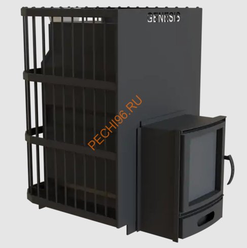 Печь-камин банная Термосфера GN 400, AISI 430