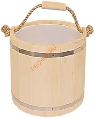 Ведро Емеля 10л пластиковая вставка
