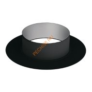 Розетка ВУЛКАН VBR D200 мм, нерж 0.8, черная